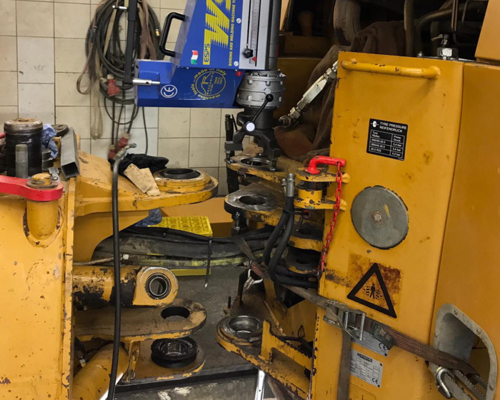 Instandsetzung Hydrema Dumper Fa. Hess_Auftragsbohrung